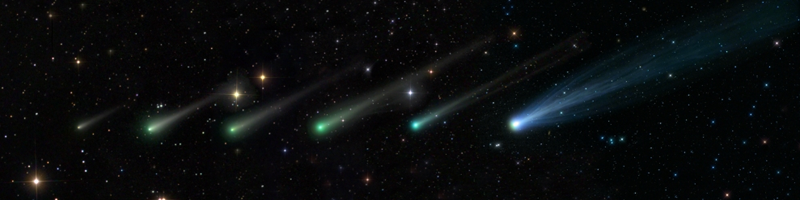 Comet ISON composite by Damian Peach